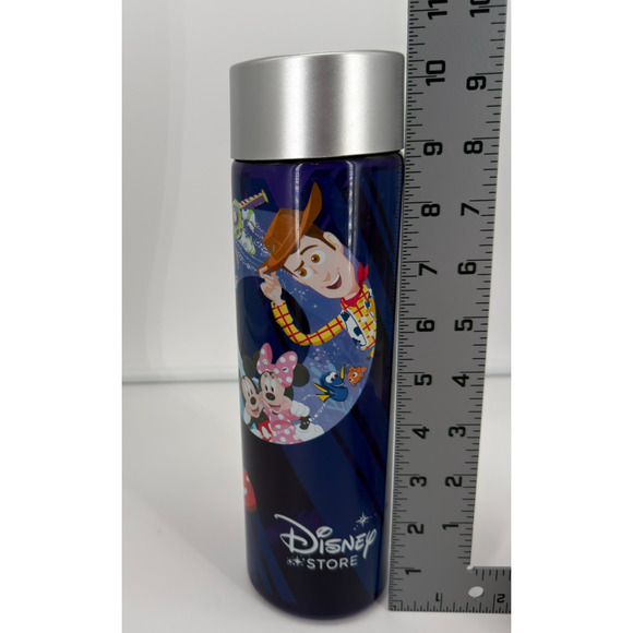Disney Store 30th Anniversary Water Bottle Toy Story Nemo Mickey Frozen Cars - Picture 8 of 9